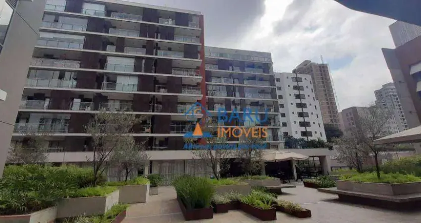 Apartamento com 1 dormitório à venda, 44 m² por r$ 730.000,00 - pinheiros - são paulo/sp