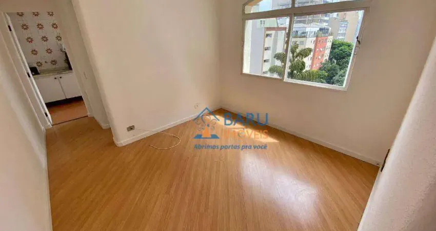 Apartamento com 1 dormitório e 1 vaga, para alugar, 40 m² por r$ 3.106/total mensal - santa cecília - são paulo/sp