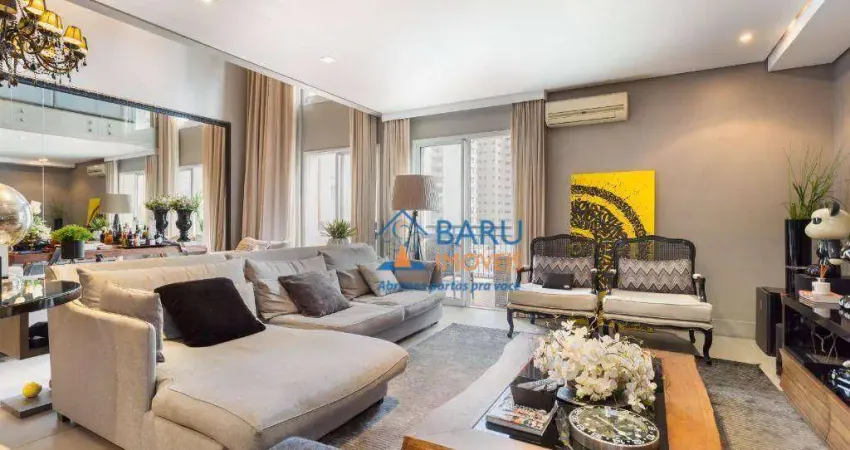Apartamento duplex com 2 dormitórios à venda, 163 m² por r$ 4.890.000,00 - vila uberabinha - são paulo/sp