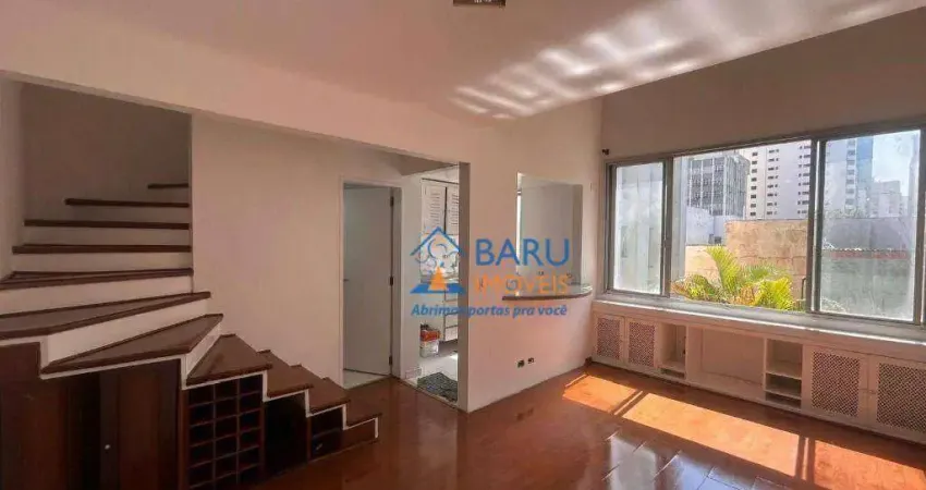 Apartamento com 1 dormitório à venda, 50 m² - campo belo - são paulo/sp