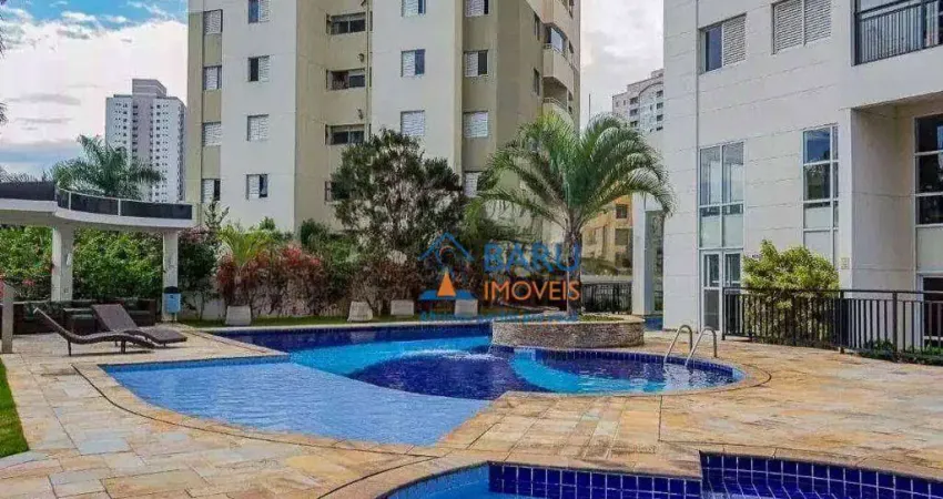 Apartamento com 52 m², 2 dormitórios e 1 vaga para alugar por r$ 3.380/total mensal - barra funda - são paulo/sp