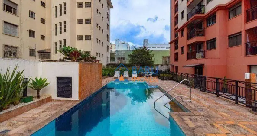 Apartamento com 55 m², 2 dormitórios e 1 vaga para alugar, 55 m² por r$ 3.760/total mensal - barra funda - são paulo/sp