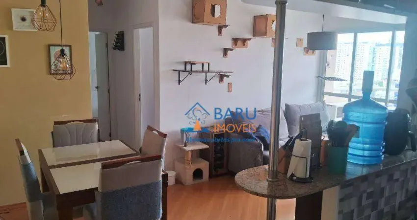 Apartamento com 2 dormitórios para alugar, 63 m² por R$ 4.445,25/mês - Santa Cecília - São Paulo/SP