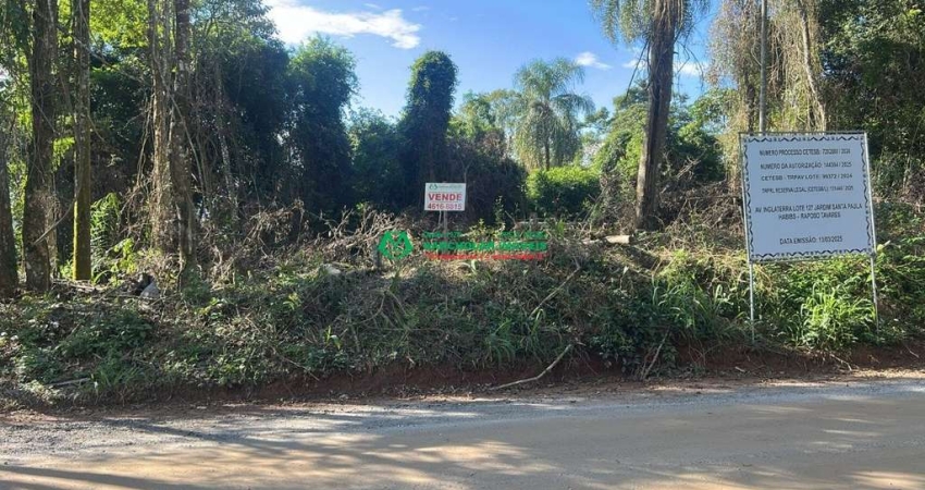 Terreno para venda em Jardim Santa Paula de 1085.00m²