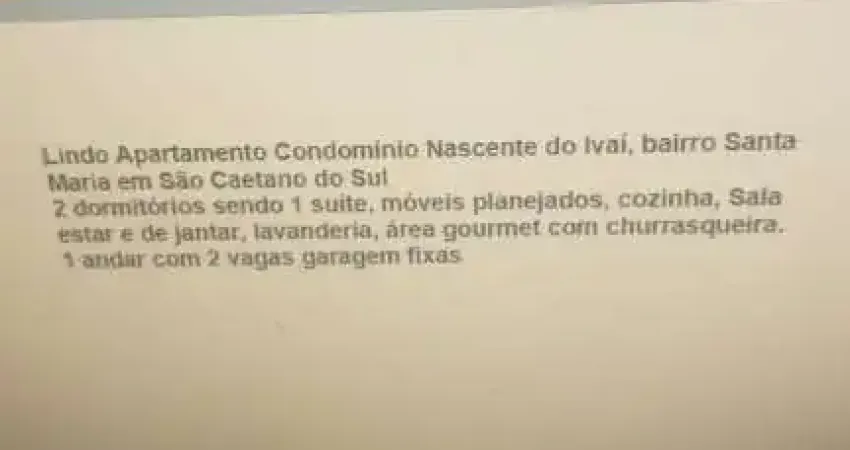 Apartamento com 1 quarto à venda no Santa Maria, São Caetano do Sul 