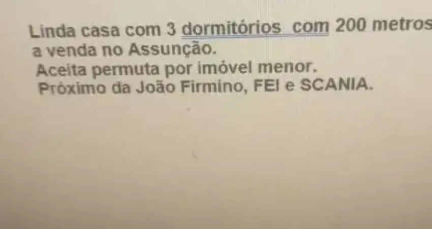 Chácara em Assunção  -  São Bernardo do Campo