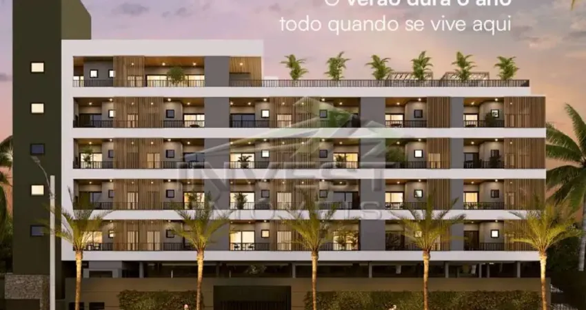 Ubatuba, Itaguá - Lançamento Apto com 01 Suíte + banheiro social, ofurô na sacada.