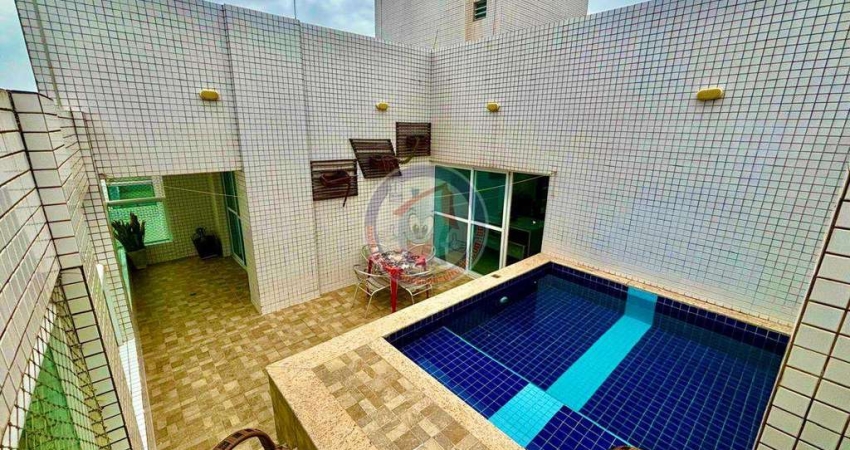 Cobertura com 4 quartos, Centro, Mongaguá - R$ 1.8 mi, Cod: 418-12