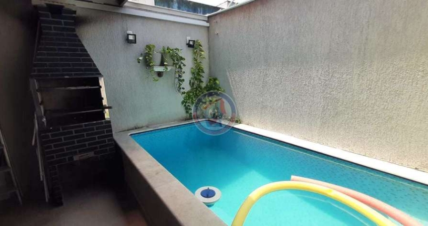 Sobrado de Condomínio com 2 quartos, Balneário Itaóca, Mongaguá - R$ 360 mil, Cod: 16406-4