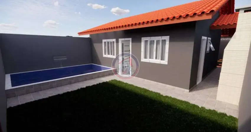Casa com 2 quartos, Balneário Gaivotas, Itanhaém - R$ 385 mil, Cod: 4144-14