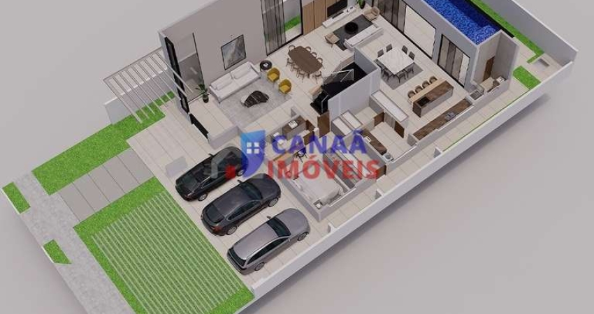 Jardins Genova - Casa em Condomínio 4 suites -  Uberlândia