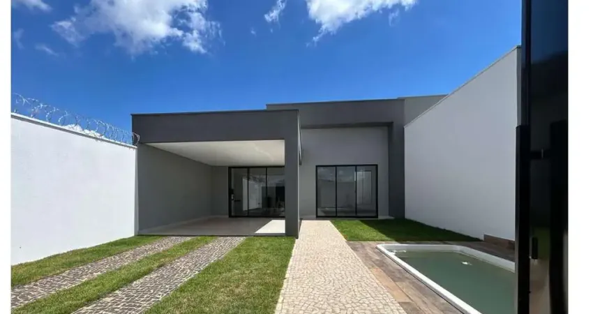 Casa de 3/4 com piscina- novo mundo -terreno 250m - casa à venda no bairro novo mundo - uberlândia/mg