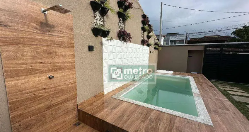 Casa com 3quartos  à venda, 90 m² por R$ 850.000 - Recreio - Rio das Ostras/RJ