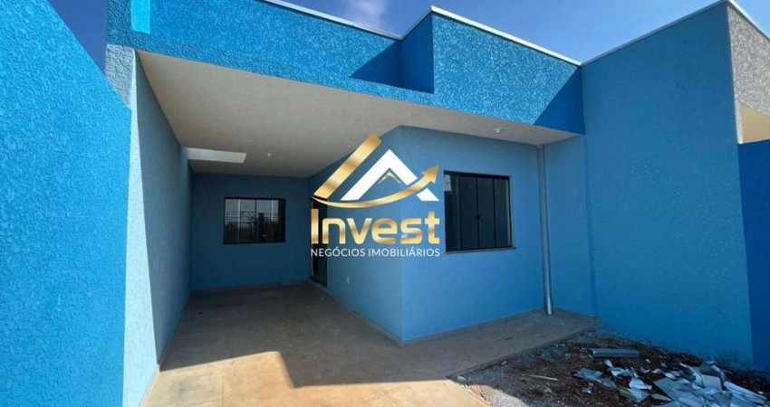 Casa 3 quartos sendo 1 suíte com espaço de terreno fundos