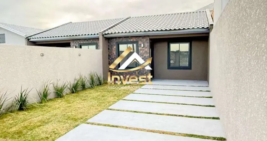 Casa com 2 Quartos, Fachada com Pedra Ferro e Cômodos Amplos – Conforto e Estilo!