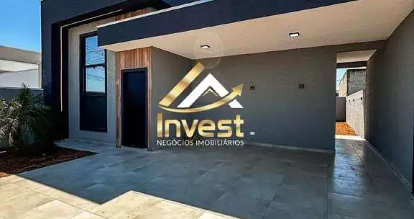 Belíssima casa 3 quartos sendo 1 suíte com acabamento de qualidade