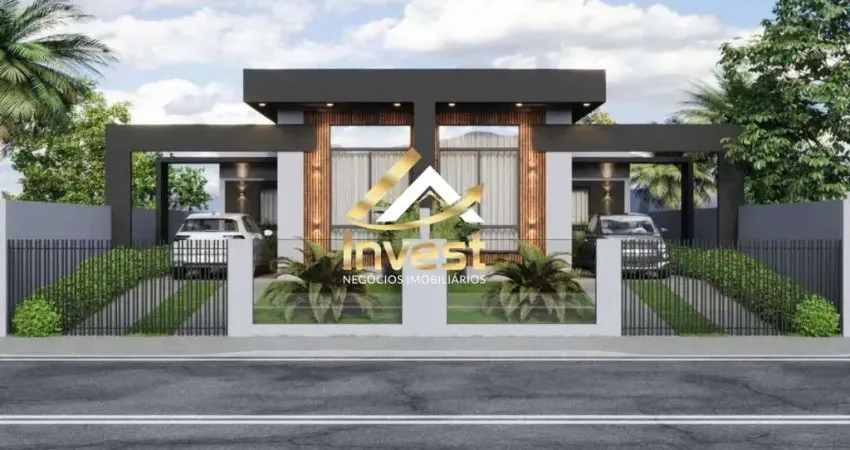 Casa 3 quartos sendo 1 suíte com espaço de terreno e projeto diferenciado