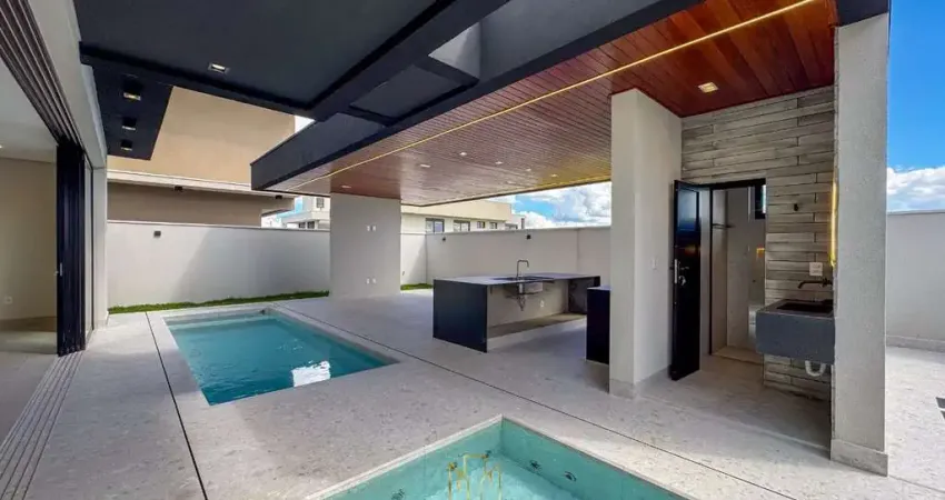 Condomínio Terras Altas: Casa de Luxo com 4 Suítes, 330m² e 6 Vagas no Jardim Sul, Uberlândia-MG