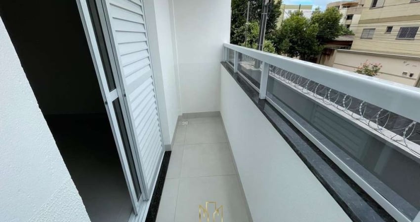 Apartamento à venda em Uberlândia-MG: 2 quartos, 1 suíte, 1 sala, 2 banheiros e 1 vaga no bairro Santa Mônica - 66,36m².