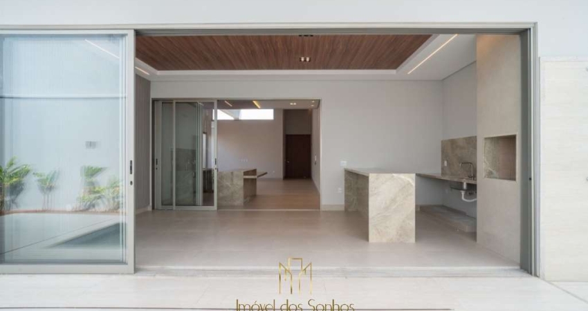 Alphaville 1: Condomínio de luxo - Imóvel com 3 suítes e área de 232m² na Granja Marileusa, Uberlândia-MG. Venha conferir!