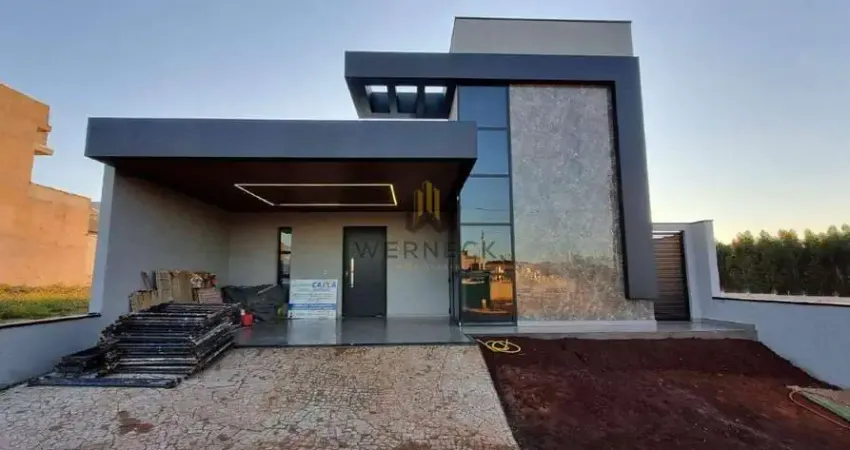 Residencial quinta da mata - casa térrea - 3 suítes, escritório com acesso externo