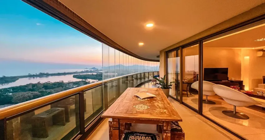 Apartamento pronto para morar 4 suítes, vista mar e pontal – pedra de itaúna.