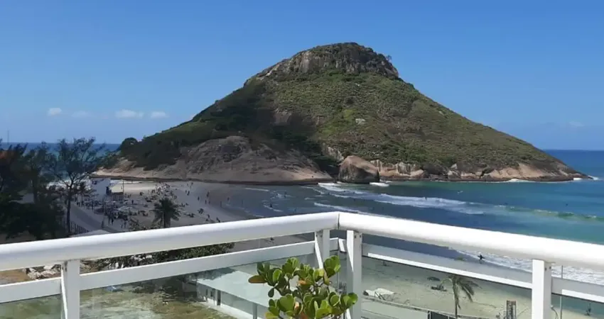 Cobertura linear pronta para morar no pontal beach resort residencial pé na areia.