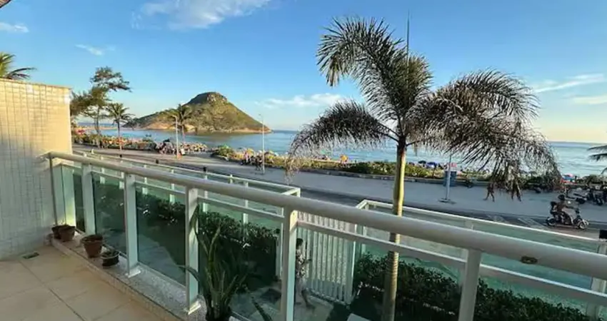 Lindo apartamento 2 suítes pé na areia frontal mar na praia do pontal.