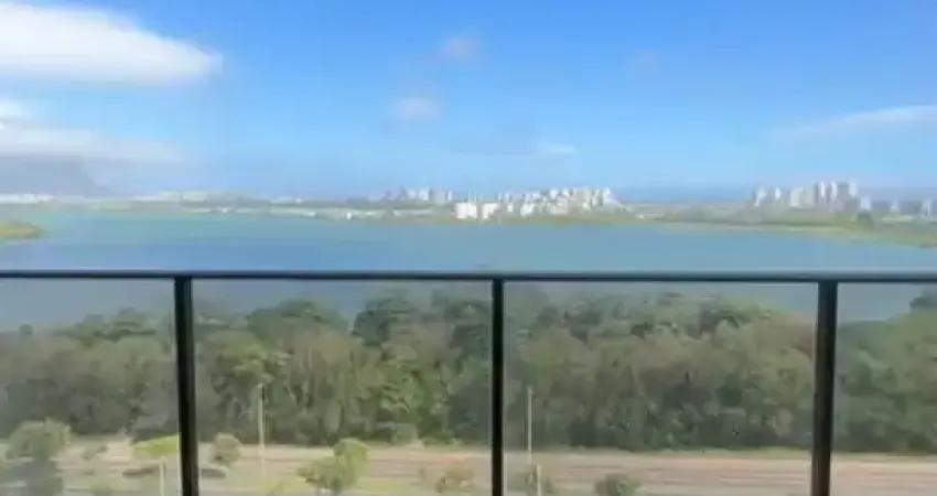 Apartamento 4 suítes pronto para morar ilha pura vista lagoa e sol da manhã