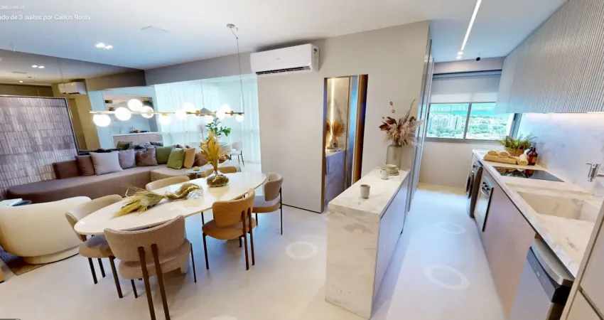 Apartamentos 3 suítes a venda na localização mas nobre Barra da Tijuca.