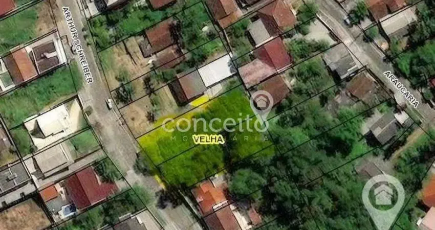 Terreno à venda no Velha, Blumenau 