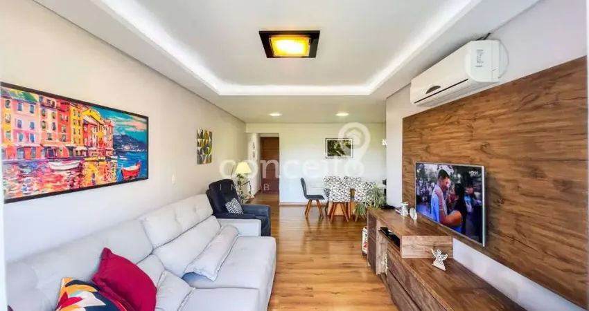 Apartamento Semimobiliado com 3 Dormitórios na Ponta Aguda!