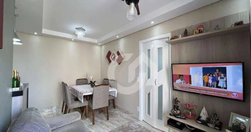 Apartamento com 2 dormitórios à venda, 45 m² por R$ 270.000,00 - Cariobinha - Americana/SP