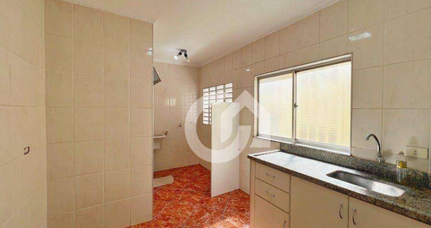 Apartamento com 3 dormitórios para alugar, 61 m² por R$ 1.652/mês - Brieds - Americana/SP