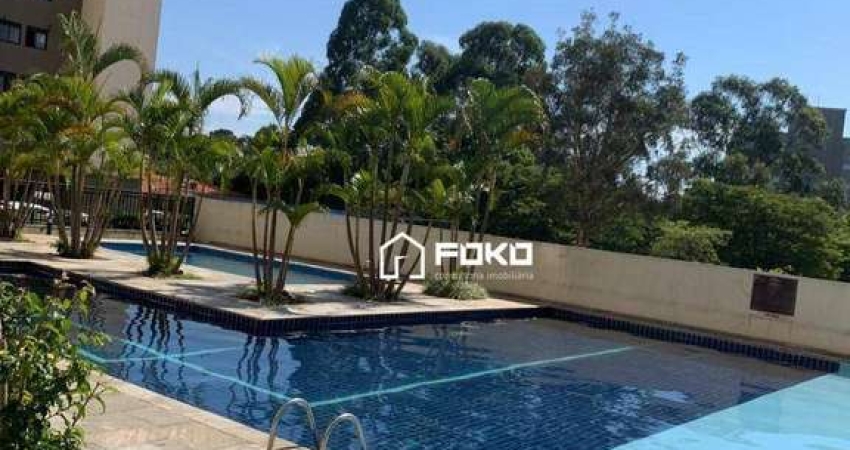 Apartamento semi-mobiliado com 2 dormitórios para alugar, 50 m² por R$ 2.895/mês - Portal dos Gramados - Guarulhos/SP