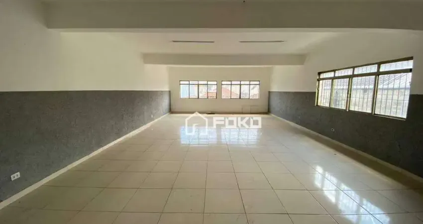 Salão para alugar, 180 m² por r$ 2.880,00/mês - vila galvão - guarulhos/sp