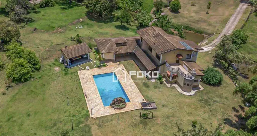 Chácara com 4 dormitórios à venda, 2500 m² por r$ 1.100.000,00 - jardim estância brasil - atibaia/sp