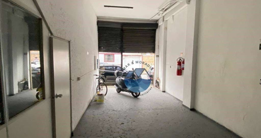 Salão para alugar, 125 m² por R$ 3.300,01/mês - Encruzilhada - Santos/SP
