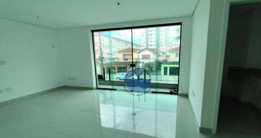 Casa com 2 dormitórios à venda, 100 m² por R$ 859.000,00 - Campo Grande - Santos/SP