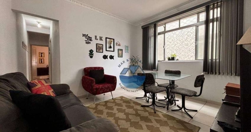 Apartamento com 2 dormitórios à venda, 61 m² por R$ 300.000,00 - Marapé - Santos/SP