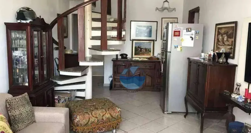 Cobertura com 3 dormitórios à venda, 215 m² por R$ 800.000,00 - Boqueirão - Santos/SP