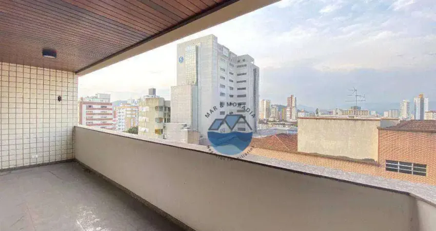 Apartamento com 3 dormitórios à venda, 163 m² por R$ 1.080.000,00 - Boqueirão - Santos/SP