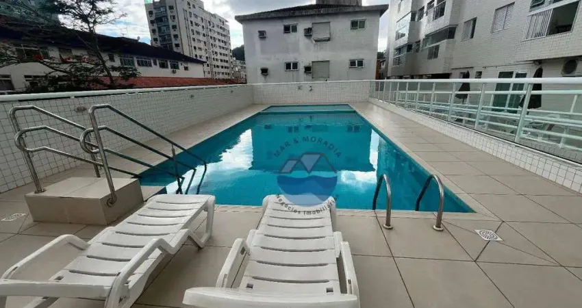 Apartamento com 1 dormitório à venda, 84 m² por r$ 495.000,00 - campo grande - santos/sp