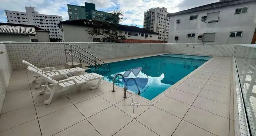 Apartamento com 1 dormitório à venda, 84 m² por R$ 495.000,00 - Campo Grande - Santos/SP