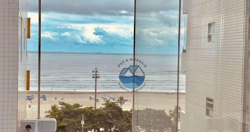 APARTAMENTO VENDA -  FRENTE MAR – 3 QUARTOS – VARANDA – 2 VAGAS  - JOSÉ MENINO – SANTOS