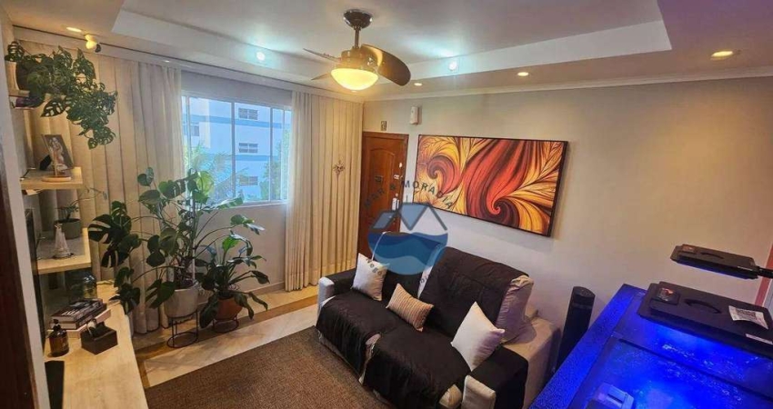 Apartamento com 2 dormitórios à venda, 70 m² por R$ 430.000,00 - José Menino - Santos/SP