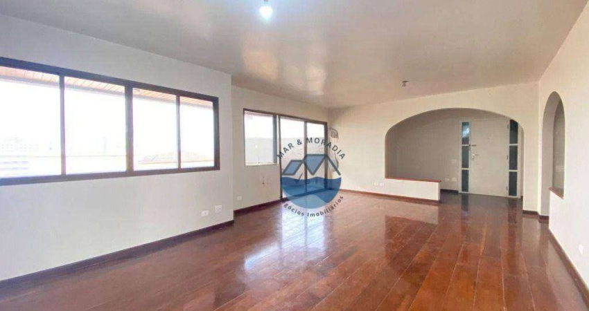 Apartamento com 3 dormitórios, 163 m² - venda por R$ 1.400.000,00 ou aluguel por R$ 9.245,00/mês - Boqueirão - Santos/SP
