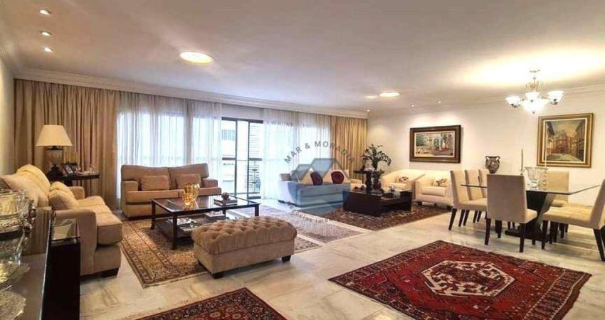 Excelente apartamento à venda 4 quartos gonzaga, santos/sp