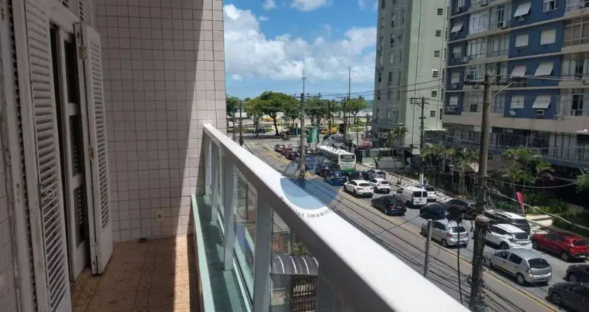 Apartamento Vista Mar - 2 dormitórios - Vaga Própria à venda no bairro Boqueirão em Santos