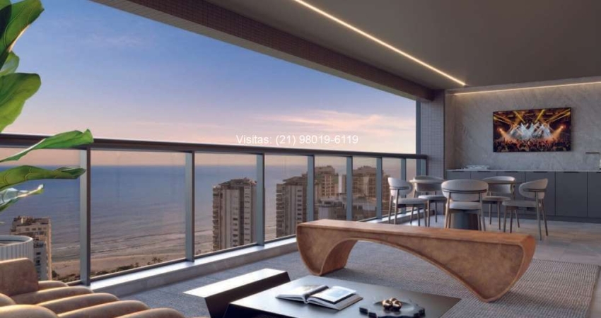 Lançamento na Barra: Apartamento de 4 quartos no Coupé Tower, pertinho da praia, com linda área de lazer